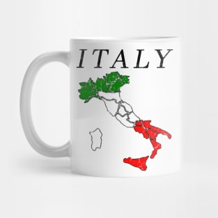 ITALY MAP GRAPHIC DESIGN Mug